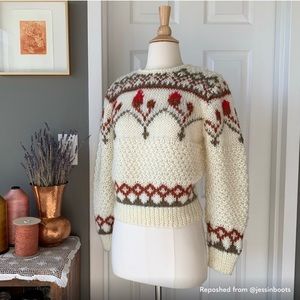 Vintage Fairisle Knit Sweater